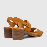 Soft Style By Hush Puppies Womens Soft Abrianna Burnt Heel In Orange