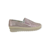 Hush Puppies Ladies Dory II Leather Shoes In Pink