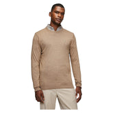 Polo Mens Essential Cotton Crew Sweatshirt In Brown