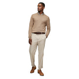 Polo Mens Essential Cotton Crew Sweatshirt In Brown