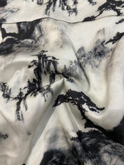 Polo Womens Mila Printed Dress In Black & White