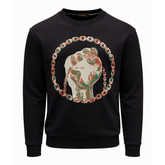 Vialli Mens Misrep Sweatshirt In Black
