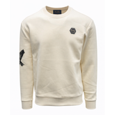 Vialli Mens Milano Sweatshirt In Cream