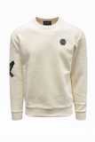 Vialli Mens Milano Sweatshirt In Cream