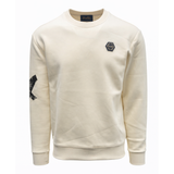 Vialli Mens Milano Sweatshirt In Cream