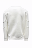 Vialli Mens Million Sweatshirt In Off White