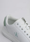 Calvin Klein Mens Chunky Patch Shoes In White