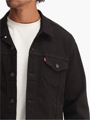 Levis Mens The Trucker Jacket In Black