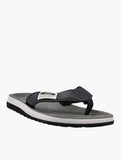 Jeep Mens Branded Thong Sandals In Black