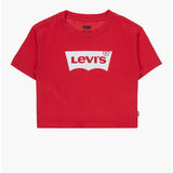 Levis Girls Light Bright Cropped Top In Red