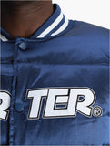 Starter Mens College Jacket 1 In Navy & White
