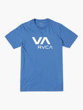 RVCA Boys Va RVCA T-Shirt In French Blue
