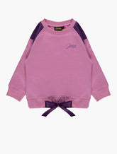 Jeep Kids Crew Neck Fleece Top In Pink