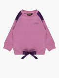 Jeep Kids Crew Neck Fleece Top In Pink