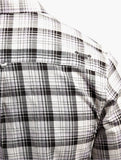 Jeep Mens Yarn Dye Check Shirt In Black & White