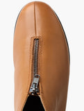 Hush Puppies Ladies Rianna Zip Boots In Tan