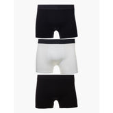 Polo Mens Multi Knite Boxer 3 Pack In Navy/Black/White