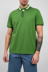 Harmont & Blaine Lrl371021744 Finish Ribbed Polo Shirt 600 Green