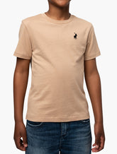 Polo Boys Rick Short Sleeve T-Shirt In Taupe