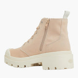 Palladium Womens Pallabase Twill Shoes In Nude Dust