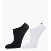 Puma Unisex Kids 2 Pack Secret Socks In Black/White