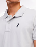 Polo Mens Essential Pique Ss Golfer Grey