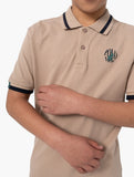 Polo Boys Donovan Tennis Golfer In Taupe