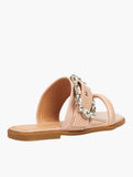 Miss Black Ladies Syrup 4 Sandals In Pink