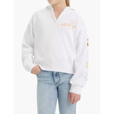 Levi's Girls Hibiscus Hoodie Bright White
