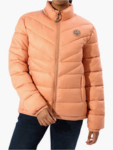 Jeep Ladies Core Puffer Jacket Orange