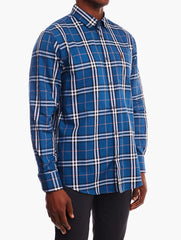 Polo Mens Large Check Shirt In Navy