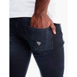 Guess Mens Delta Skinny Jeans In Dark Wash