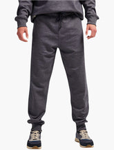 Jeep Mens Fleece Jogger Pants In Navy Melange