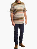 Jeep Mens Yarndye Stripe Golfer In Multi