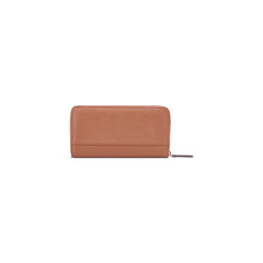 Guess Womens Viviette Medium Zip Around Purse In Cognac