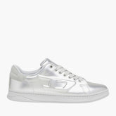 Diesel Mens S-Athene Low Sneakers In Silver