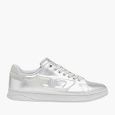 Diesel Mens S-Athene Low Sneakers In Silver