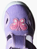 Pierre Cardin Girls Butterfly Closed Sandals In Purple