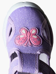 Pierre Cardin Girls Butterfly Closed Sandals In Purple