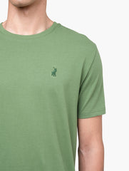 Polo Mens Essential Crew Neck T-Shirts In Green