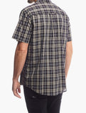Jeep Mens Yarndye Check Shirt In Multi Black
