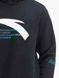 Anta Mens Cross Training Hoodie in Black