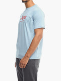Jeep Mens Core Jeep Logo T-Shirt In Blue