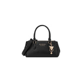 Guess Claudia Satchel Bag In Black