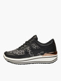 Butterfly Feet Ladies Apexx 2 Shoes Black And White