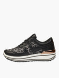 Butterfly Feet Ladies Apexx 2 Shoes Black And White