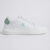 Calvin Klein Mens Chunky Patch Shoes In White