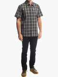 Jeep Mens Yarndye Check Shirt In Multi Black