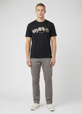 Ben Sherman Beats And Blades T-shirt In Black