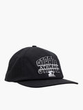 Starter Mens Flap Pesk Snap Back Cap In Black